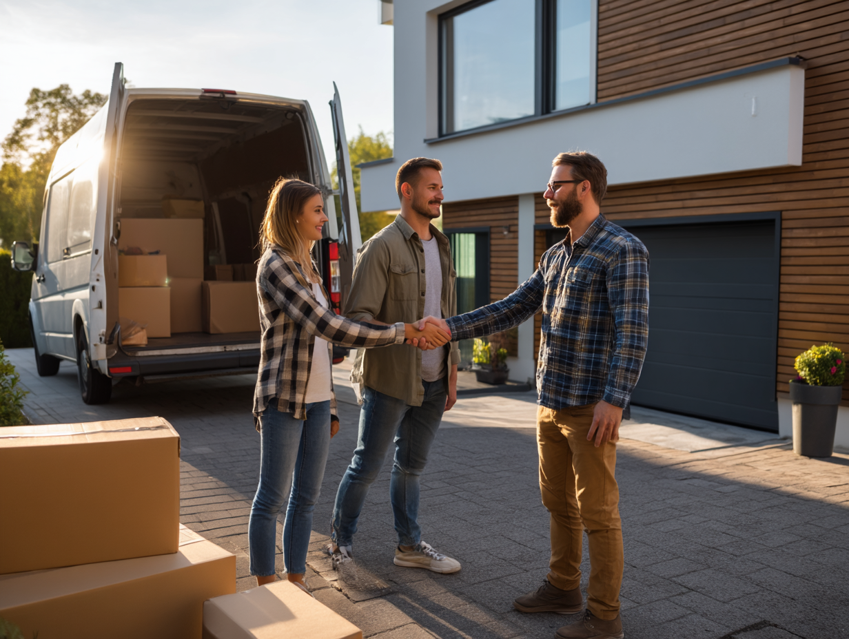 Booking removals and professionals early — phone calls and confirmations ahead of the move