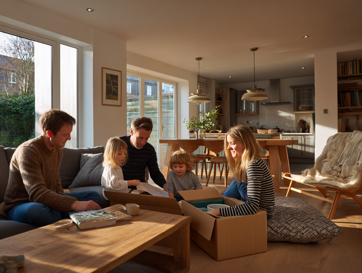 Unpacking gradually in a new home — essentials first, rest in your own time