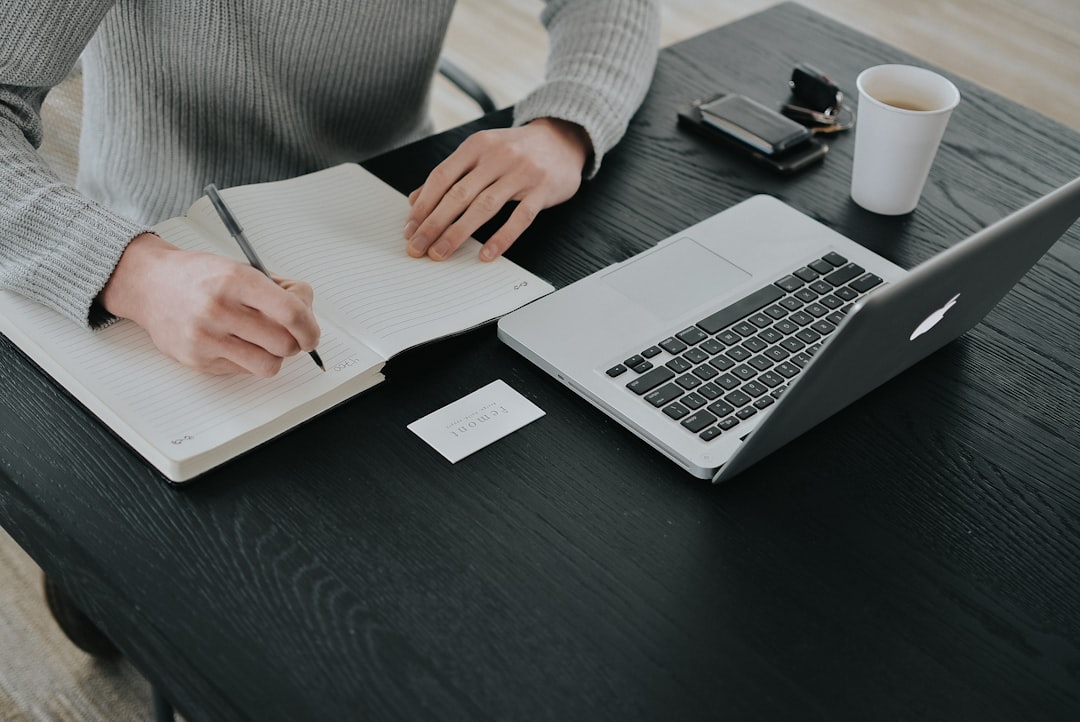 Buyer organising conveyancing documents in a cloud folder before moving home