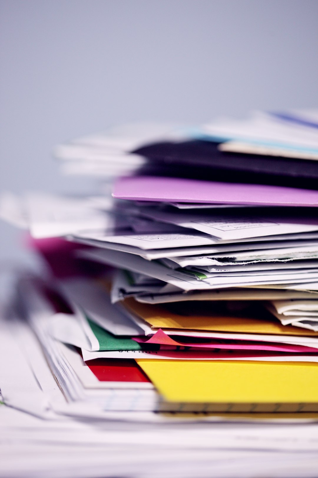 Buyer gathering ID documents and bank statements as proof of funds for anti-money laundering checks